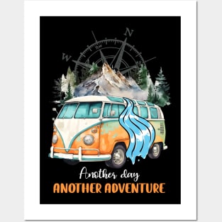 Another Day, Another Adventure - Inspiring Design For Travel Enthusiasts Posters and Art